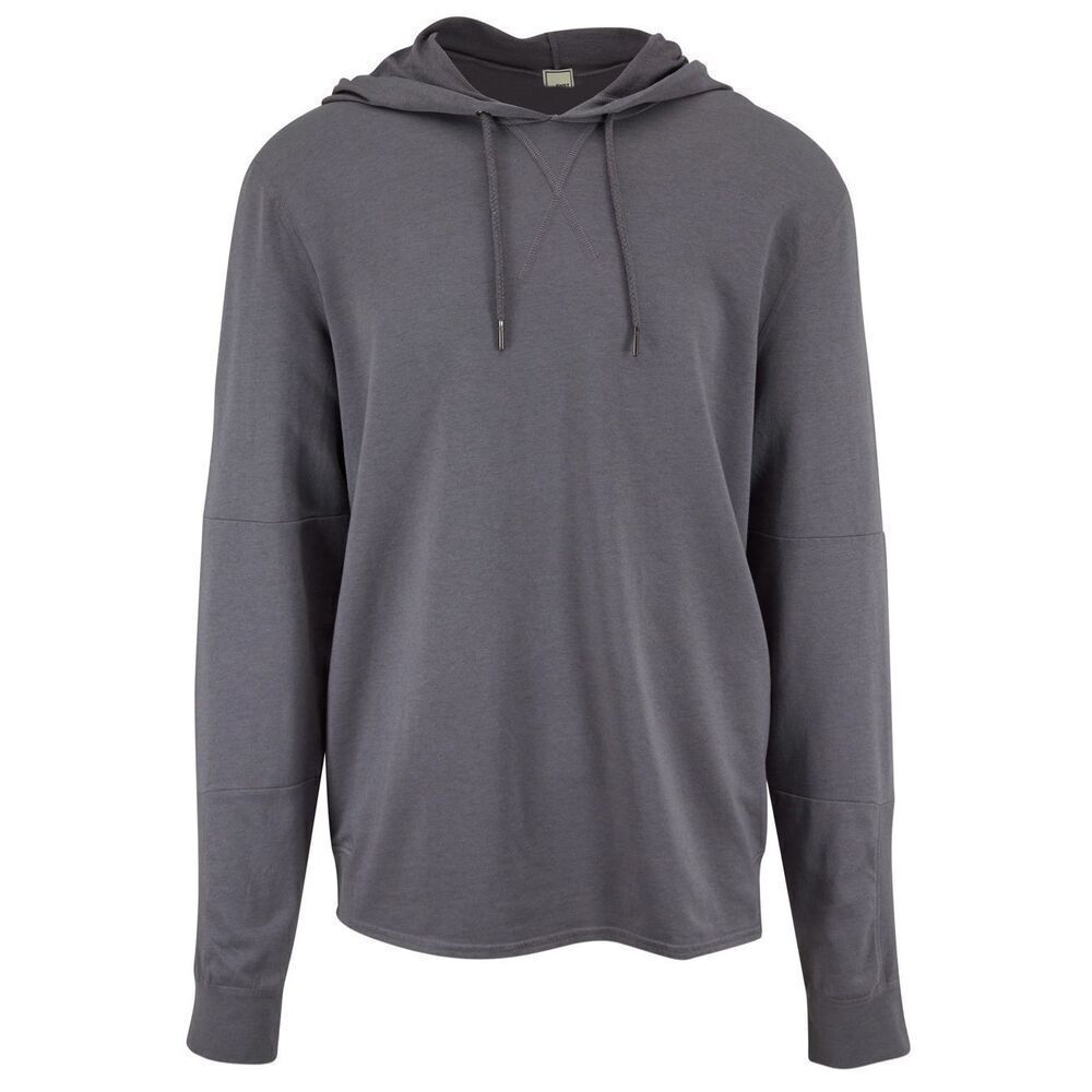 SWET TAILOR Lightweight Dark Gray Stretch Cotton Men's XL Hoodie